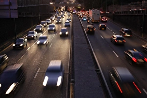 Images Dated 23rd September 2009: Traffic on the Circular Road around Paris, France, Europe