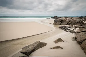 Typically Scottish Prints: Traigh Tuath (Craigston Beach), Barra, Outer Hebrides, Scotland, United Kingdom, Europe