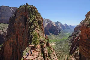 Trail to Angels Landing, Zion National Park, Utah, United States of America, North America