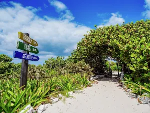 Cozumel Prints: Trail at Punta Sur, Cozumel Island, Quintana Roo State, Mexico