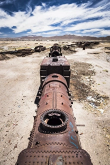 Bolivia Prints: Train Cemetery (Train Graveyard), Uyuni, Bolivia, South America