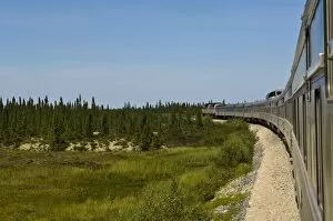 Images Dated 14th August 2008: Train to Churchill from Winnipeg, Churchill, Manitoba, Canada, North America
