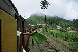 Guard Prints: Train journey in the hill country