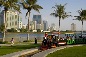 U A E Prints: Train in the park