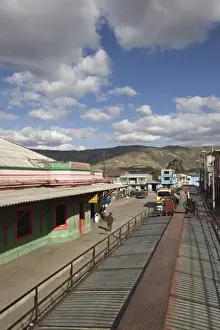 Carriages Prints: The train that travellers take to El Nariz del Diablo (The Devils Nose)
