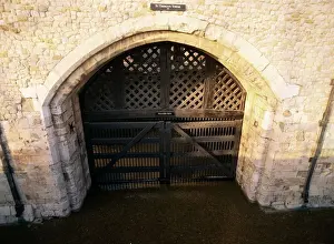 Gate Prints: Traitors Gate, Tower of London, UNESCO World Heritage Site, London, England