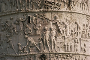 Trajans Column Prints: Detail of Trajans Column