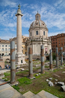 Trajans Column and Forum, Dome of St. Maria di Loreto, UNESCO World Heritage Site