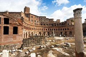 Trajans Forum, Rome, Unesco World Heritage Site, Latium, Italy, Europe