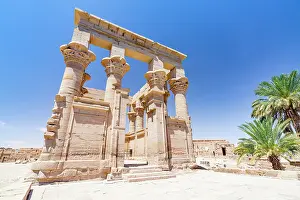 Aswan Prints: Trajan's Kiosk, Temple of Philae, Aswan, Egypt