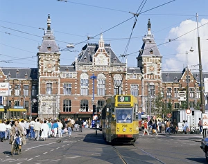 Netherland Prints: Tram and Central Station