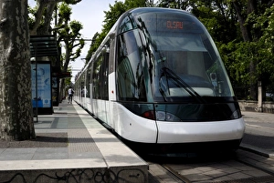 Rail Road Prints: Tram at tram station