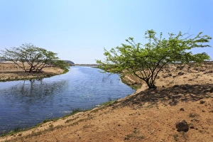 Salalah Prints: Tranquil waters of Khor Rori (Rouri), Land of Frankincense UNESCO World Heritage Site