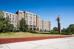 Parliament Building Prints: Transnistria Parliament building in Tiraspol