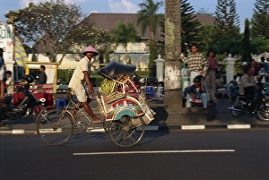 Rick Shaw Prints: Transport, Jogjakarta