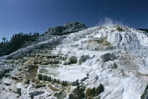 Thermal Prints: Travertine calcite deposits