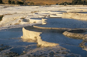 Travertine terraces