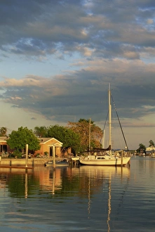 Treasure Island Prints: Treasure Island, an inlet of Boca Ciega Bay, St