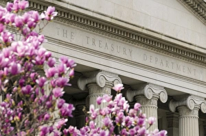 The Treasury Department building in Washington, D. C. United States of America, North America