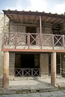 Images Dated 27th April 2010: Trellis boarding house, Herculaneum, UNESCO World Heritage Site, Campania, Italy, Europe