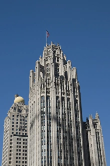 Images Dated 15th April 2008: Tribune Tower, Chicago, Illinois, United States of America, North America
