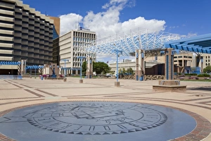 Commemoration Prints: Tricentennial Plaque in the Civic Plaza, Albuquerque, New Mexico, United States of America