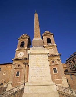 Trinita dei Monti at Piazza di Spagna in Rome