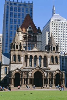 Boston Prints: Trinity Church 1877