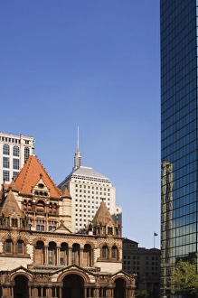 Trinity Church and the John Hancock Tower