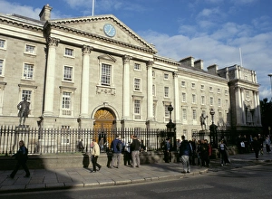 College Prints: Trinity College Old Library built between 1712 and 1732