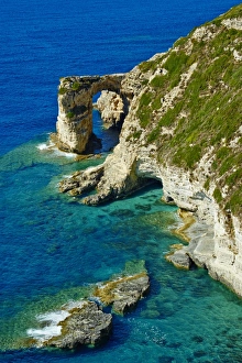 Tripitos Arch, Paxos, Paxi, Ionian Islands, Greek Islands, Greece, Europe