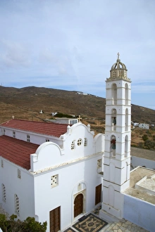 Greek Orthodox Prints: Tripotamos village, Tinos, Cyclades, Greek Islands, Greece, Europe