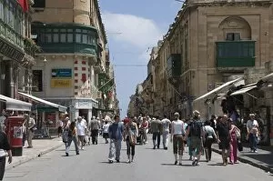 Images Dated 4th June 2008: Triq Ir-Repubblika (Republic Street), Valletta, Malta, Europe