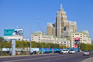Astana Prints: Triumph of Astana, a 480-apartment housing estate, Astana, Kazakhstan, Central Asia, Asia