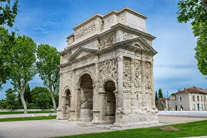 Provence Alpes Cote Dazur Prints: Triumphal Arch of Orange, UNESCO World Heritage Site