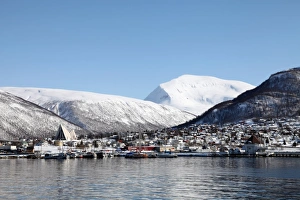 Tromso Prints: Tromsdalen and the Cathedral of the Arctic opposite Tromso