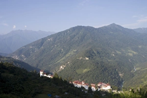 Trongsa Dzong, Trongsa, Bhutan, Himalayas, Asia