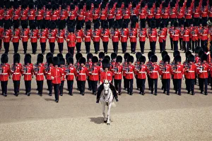 Uniform Prints: Trooping the Colour, London, England, United Kingdom, Europe