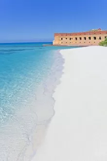 Tropical beach, Fort Jefferson, Dry Tortugas National Park, Florida, United States of America