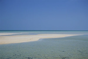 Tropical seascape, Harbour Island, Bahamas, West Indies, Central America