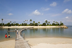 Sentosa Island Prints: Tropical Siloso beach