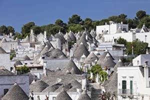 18th Century Gallery: Trulli, traditional houses, Rione Monti area, Alberobello, UNESCO World Heritage Site