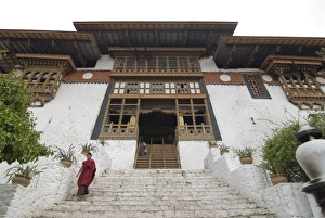 Images Dated 9th April 2009: The tsong (old castle) of Punakha, Bhutan, Asia