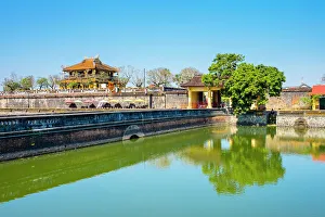 Tu Phuong Vo Su and north gate of Imperial City of Hue, UNESCO World Heritage Site