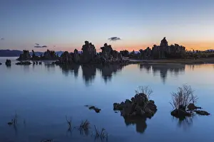 Mono Lake Prints: Tufa formations at Mono Lake, South Tufa State Reserve, Sierra Nevada, California