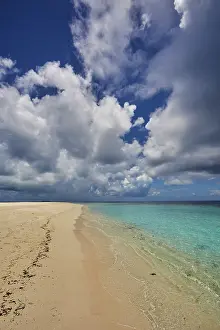 Stormy Prints: Tumultuous clouds of a tropical thunderstorm, Havodda Island, Gaafu Dhaalu atoll, Maldives