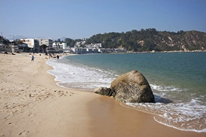 Cheung Chau Prints: Tung Wan Beach, Cheung Chau, Hong Kong, China, Asia