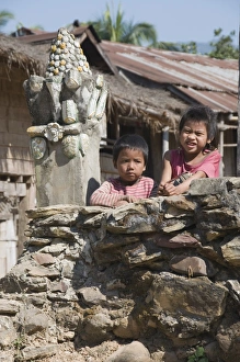5 10 Years Prints: Had Tur, a Lao Lua village, near Pakbang, North Laos, Indochina, Southeast Asia, Asia