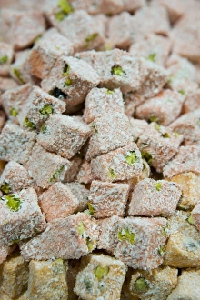 Turkish Culture Prints: Turkish Delight for sale, Spice Bazaar, Istanbul, Turkey, Western Asia