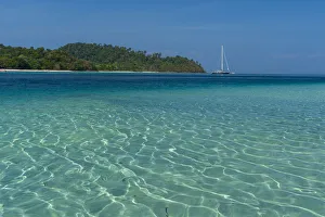 Thai Culture Prints: Turquoise color of Andaman Sea, Thailand, Southeast Asia, Asia